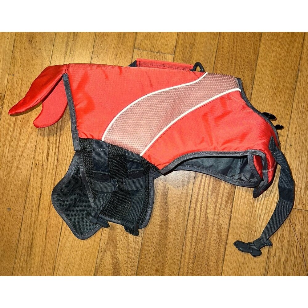 YOULY Dog Floatation Vest - Med Chest 20-27" Red 16-30lb Dogs